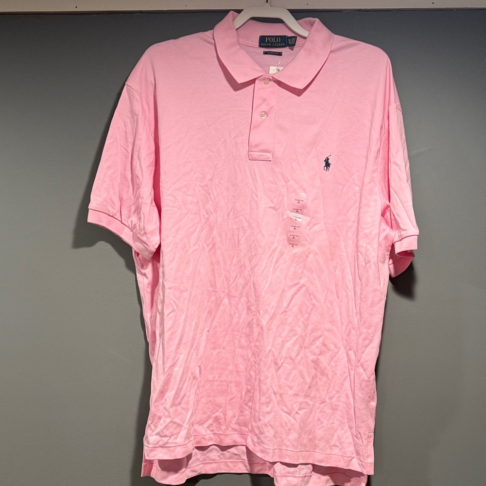 Polo by Ralph Lauren Light Pink Men's Polo Shirt